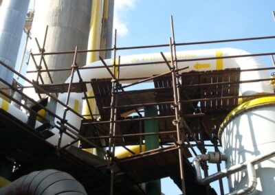 Chemical plant DUSLO, a.s., Šala, Slovakia – insulation and protection of outdoor CO2 piping (2015)