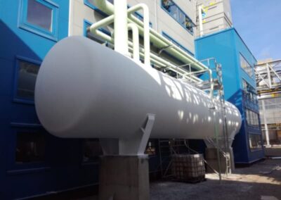 Chemical plant UCOME (FAME), Chemoprojekt, a.s., Ústí nad Labem, Czechia – water tank insulation (2018)